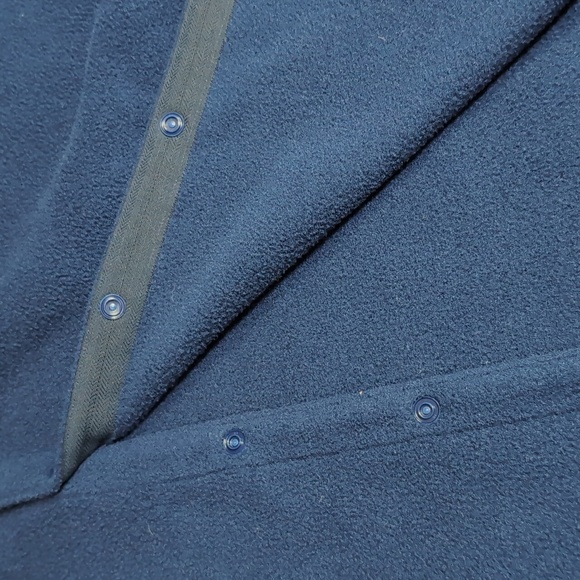 Vineyard Vines Fleece Snap Shacket Shirt Jacket Size XL in Navy Blue - Picture 7 of 10